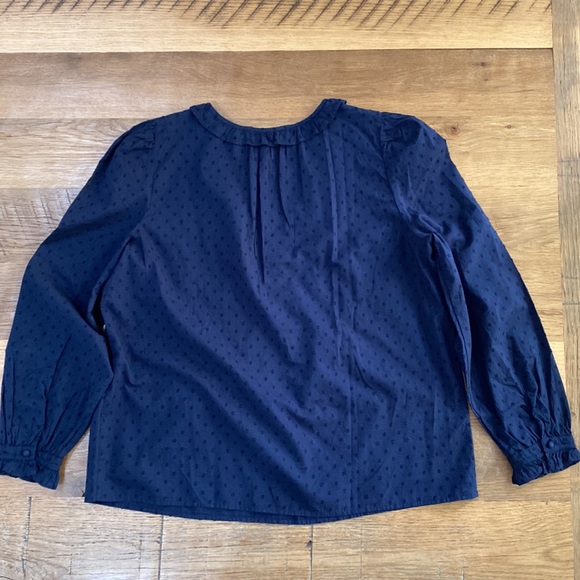 NWT LOFT Ruffle Blouse - Size Medium - Picture 2 of 3